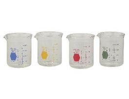 BEAKER GRIF RED SCL 250ML CS12