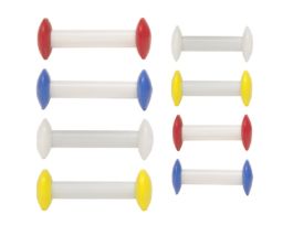 SPINBAR CIRCULUS WHITE 32MM EA