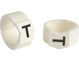 ClipSleeve Wire Markers Size 61 Nylon 0 AWG - 0 AWG, T Pack of 50 Pieces