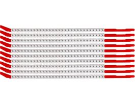 ClipSleeve Wire Markers Size 10 Nylon 16 AWG - 14 AWG, 9 Pack of 300 Each