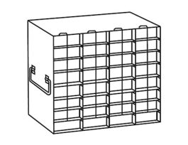 Upright Freezer Rack for 0.2 mL Tube 96-Well PCR Boxes, 4 x 8 Array