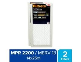 Filtrete™ Elite Allergen Reduction Filter EA04-2PK-6E,2200 MPR, 14 in x 25 in x 1 in (35,5 cm x 63,5 cm x 2,5 cm)