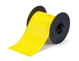 B30 Series Magnetic Labels 4.25 in W x 25 ft L Yellow