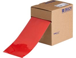ToughStripe® Floor Marking Tape Roll -  Polyester, Solid Color, Red, 4" x 100'