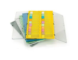 FILE FOLDER SLIDE 20-PLACE HIPS/SAN GREY