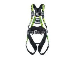 Miller AirCore Tower climbing harness in a small/medium size in green