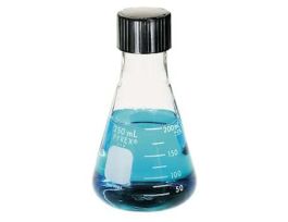 Brand 4985 flask with screw cap; 125 mL, case of 24