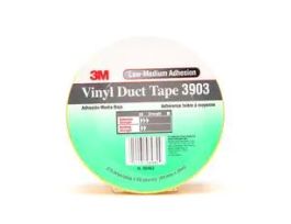 3M™ Vinyl Duct Tape 3903, Yellow, 2 in x 50 yd, 6.5 mil, 24 Roll/Case, Individually Wrapped Conveniently Packaged