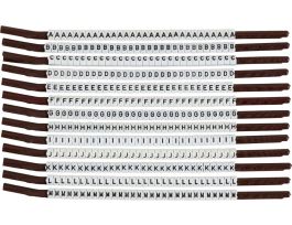 ClipSleeve Wire Markers Size 15 Nylon 14 AWG - 12 AWG, A to M Pack of 13 Each