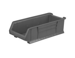BIN SUPER SZ 23-7/8X11X7 GRY