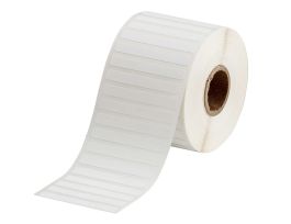 Chemical Resistant Cryogenic Polypropylene Labels for 1" Small Core Printers - 0.25" x 2"