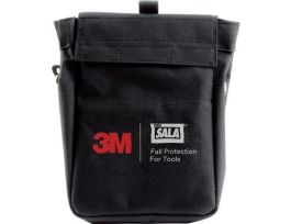 3M™ Tool Pouch with D-ring and Retractors 1500125, Canvas, Black, 7.5 in x 11 in