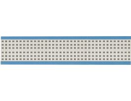 Alphabetical Acetate Cloth Upper Case Scored Wire Marking Cards, H 1800 Total
