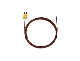 Type-K, FEP-Insulated Probe, Mini-Connector, Exposed, 10ft 24 -Gauge