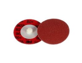 3M™ Cubitron™ II Roloc™ Durable Edge Disc 947A, 80+, X-weight, TR, Maroon, 2 in, Die R200P, 50/Carton, 200 ea/Case