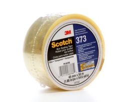 Scotch® Box Sealing Tape 373, Clear, 48 mm x 50 m, 36/Case, Individually Wrapped Conveniently Packaged