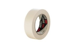 3M™ General Use Masking Tape 201+, Tan, 24 mm x 55 m, 4.4 mil, 36 Roll/Case, Individually Wrapped Conveniently Packaged