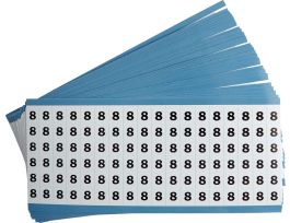 Cable Markers Glossy Permanent Vinyl, 8 450 Total