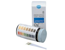 Test Strips, Copper Check (Cu2+), 0 to 500 ppm; 100 Strips/Pk
