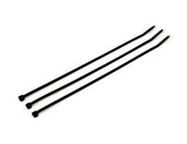 3M™ Cable Tie CT11BK50-C, curved tip allows for faster threading and installation, 10 Packs/Case