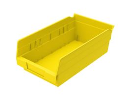 BIN SHELF BIN 11-5/8 X 6-5/8 X 4 YELLOW
