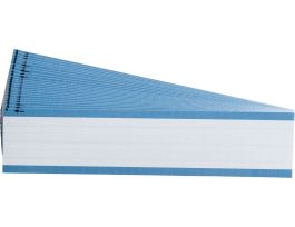 NEMA Wire Marker Permanent Adhesive Vinyl 0.5in H x 0.25in W White PK/25 Crds