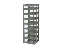 Vertical/Chest Freezer Rack for 100-Cell Hinged Plastic Boxes, 8 box capacity