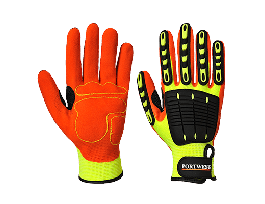 GLOVE ANTI IMPACT GRIP TPR YELLOW/OR M