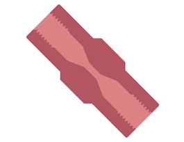 High-Pressure MicroTight Union Body, True ZDV, PEEK, 1/32" OD Tubing, 6-32 Coned; 1/EA