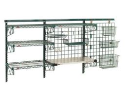 BASKET M-SL CHROME 7.5X17.7X10INF/BNCH