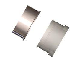 Type-S Ferrule, 3/16" OD tubing, ETFE / SS, flat bottom; 10/pk