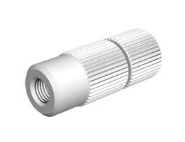 Inline Solvent Filter, PTFE, 1/4"-28 UNF(F) flat bottom, 20m; 1/ea