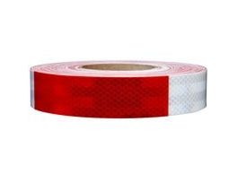 3M™ Diamond Grade™ Conspicuity Markings 983-326, Red/White, 2 in x 50 yd, kiss-cut every 2 in and 24 in