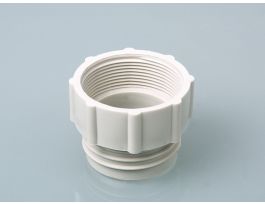 THREAD ADAPTER 61 MM POLYPROPYLENE GRAY