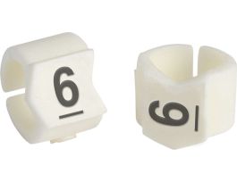 ClipSleeve Wire Markers Size 23 Nylon 8 AWG - 4 AWG, 6 Pack of 50 Pieces