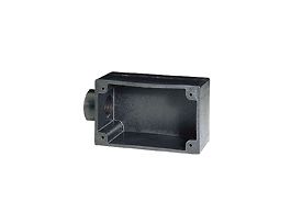 Temperature Outlet Box, Plastic, 4.5" x 2.5"