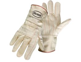 3-PLY HOT MILL NAP-OUT LINED WITH GAUNTLET CUFF, LG