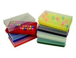 FLIPPER MICROTUBE RACK W/LIDS ASSORT PK6 BX