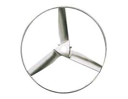 Axial Flow Impeller w/ Ring Guard, 5/16" Bore; 2.5" Dia