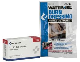 DRESSING WATER JEL BURN STERILE SQ 4X4IN