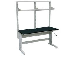 36X60 CRANK+LAMINATE+DBLUPRIGHTS+2SHELF