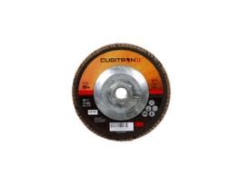3M™ Cubitron™ II Flap Disc 967A, 80+, T27, 5 in x 5/8"-11, 10 ea/Case