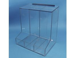 3 COMPARTMENT DISPENSER PETG