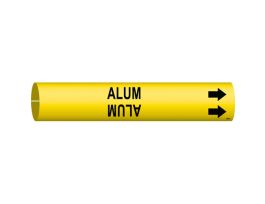 ALUM Pipe Marker, Fits Pipes 1.5" Dia. Thru 2.375" Dia.