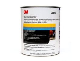 3M™ Milled Fiberglass Body Filler, 05816, 1 gal, 4 per case