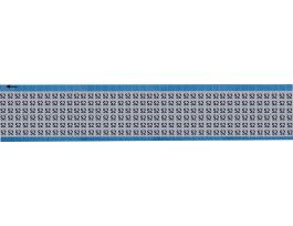 Letters and Numbers Scored Wire Marker Aluminum Foil Legend: S2 1800 Total