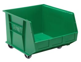 BIN MOBILE PP GREEN 18X16-1/2X11 INCH