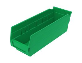 BIN SHELF BIN 11-5/8 X 4-1/8 X 4 GREEN