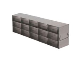 Upright Freezer Rack for Microtube Boxes with 2 7/16" Max Height, 5 x 3 Array