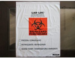 BAG SPECIMEN 6X9 CLR NO PRT 3 WALL ZIP